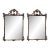 Pair of Vintge French Louis XVI Style Ornate Wall Mantle Mirrors For Sale