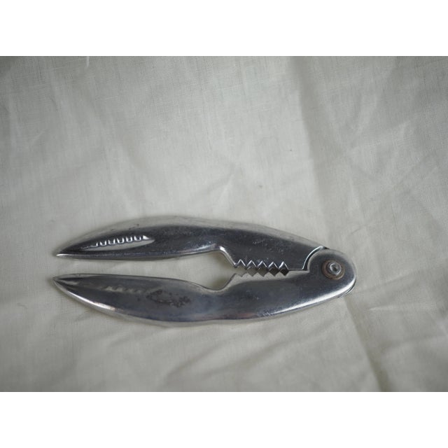 Vintage 1970's Westmark Cracky Chrome Lobster Claw Crackers Made in West Germany For Sale - Image 6 of 13