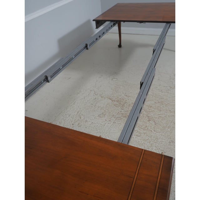 Baker Walnut Stately Homes Dining Table For Sale - Image 11 of 18