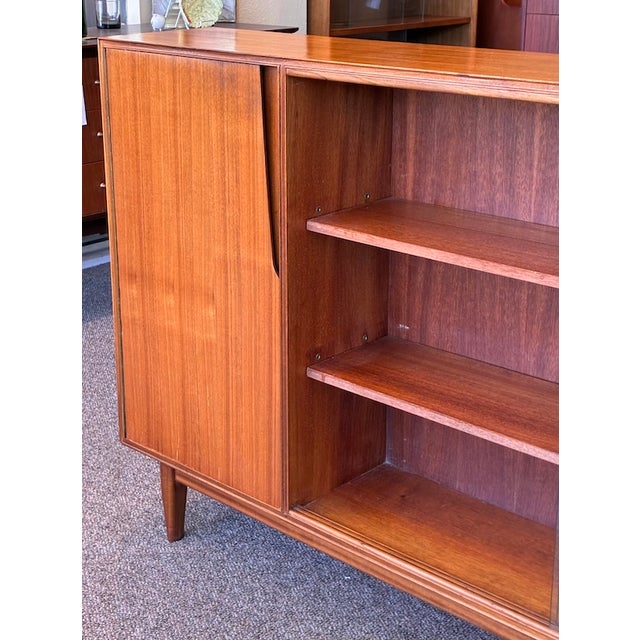 Wood European Mid Century Modern Teak Bookcase / Cabinet by McIntosh, Kirkcaldy, Scotland.1960 For Sale - Image 7 of 9