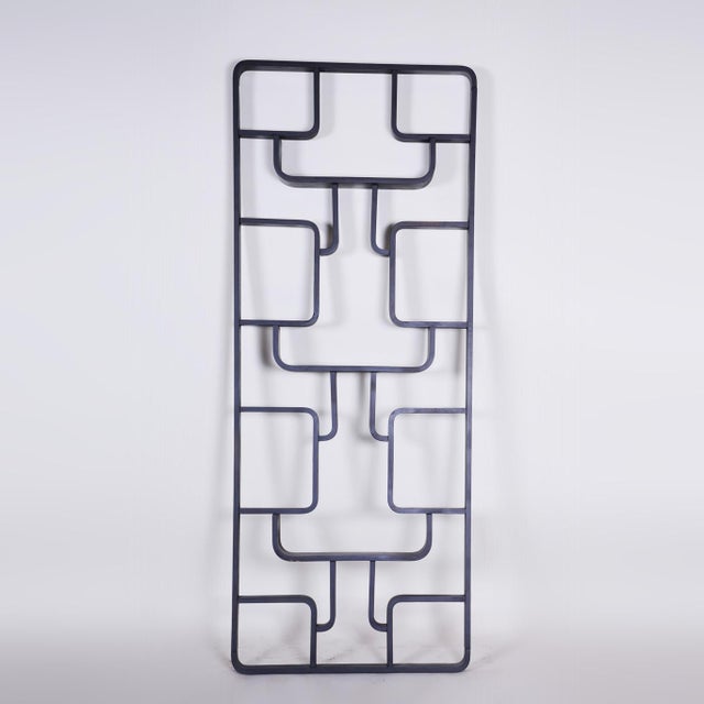 Mid-Century Modern Vintage Room Divider by L. Volak for Drevopodnik Holesov, 1960s For Sale - Image 3 of 15