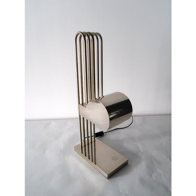 Gold Art Deco Table Lamp by Marcel Breuer, 1925 For Sale - Image 8 of 8