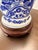 Mid 20th Century Mid 20th Century Blue & White Chinoiserie Porcelain Table Lamp For Sale - Image 5 of 5
