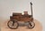 Vintage Hand Crafted Decorative Oak Pull Toy Wagon For Sale - Image 9 of 9