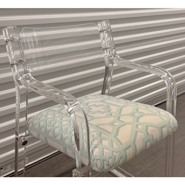Mid-Century Modern Mid-Century Lucite Chairs For Sale - Image 3 of 7