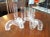 Glass 6 Piece Alvino Bagni Pidou Sculptural Glass Puzzle Vases Italy For Sale - Image 7 of 8