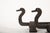 Mid 20th Century Pair of Mid 20th Century French Duck-Shaped Andirons in Hand-Forged Iron For Sale - Image 5 of 5