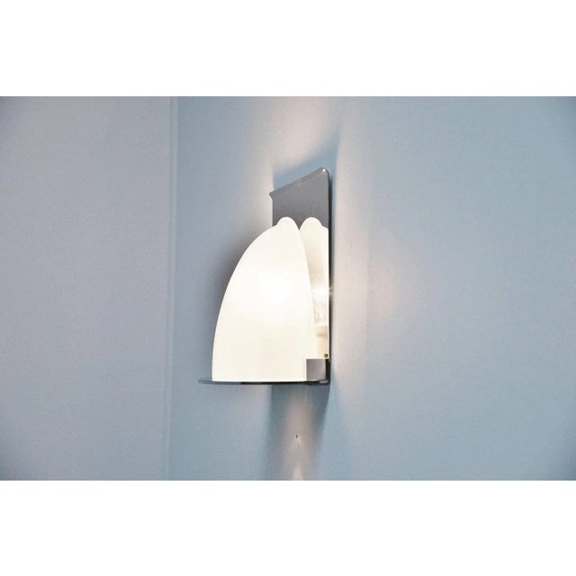 Lp 23 Chrome Wall Lamp by Luigi Caccia Dominioni for Azucena, Italy, 1990s For Sale - Image 3 of 9
