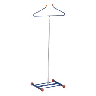 Bauhaus Coat Rack in Chrome-Plated and Lacquered Steel, Czech, 1920s For Sale