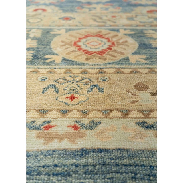 Turkish Oushak Antique Look Rug 11'11" x 14'8" #21309 For Sale In Houston - Image 6 of 8