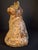 Antique Cast Iron Seated Cat Doorstop Vintage Orange Painted Feline Figure 4lb For Sale - Image 10 of 18