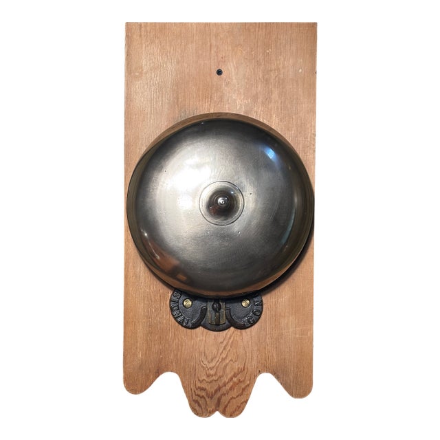 1886 Rare Patented Brass Ringside Boxing “Signal Gong Bell” For Sale