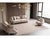 Elysium Neutral 3-Piece Sofa Set by Casa Milano - Curved Modern Luxury With Gold Details For Sale - Image 15 of 16