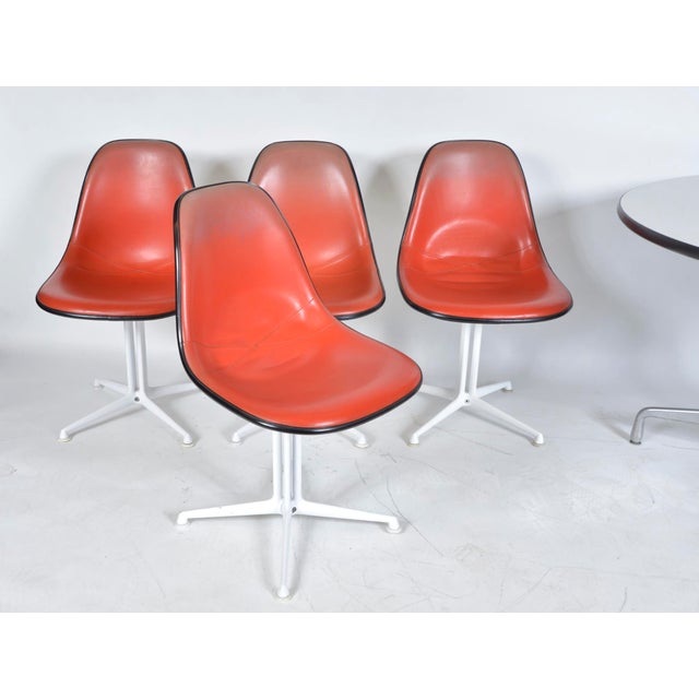 Mid-Century La Fonda Dining Chairs and Table by Charles and Ray Eames for Herman Miller, 1961, Set of 5 For Sale - Image 9 of 18