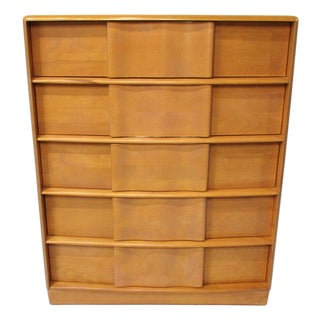 Sculptura Highboy Dresser by Heywood Wakefield M792 For Sale