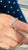An 18K gold half eternity band set with diamonds represents a couple's unending love. It demonstrates your unending love...