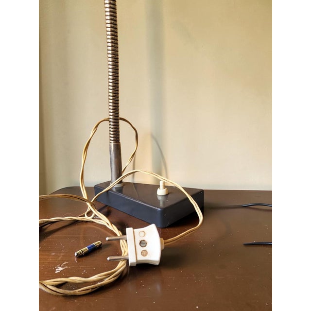 Black Sun Series Desk Lamp by H. Busquet for Hala, 1950s For Sale - Image 8 of 13
