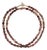 Ajd 33 Inch Rhodonite Smooth Nugget Necklace For Sale