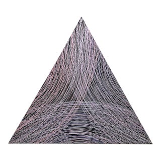 D. 1984 Post Modern Shaped Canvas Painting by Joan Swanson For Sale