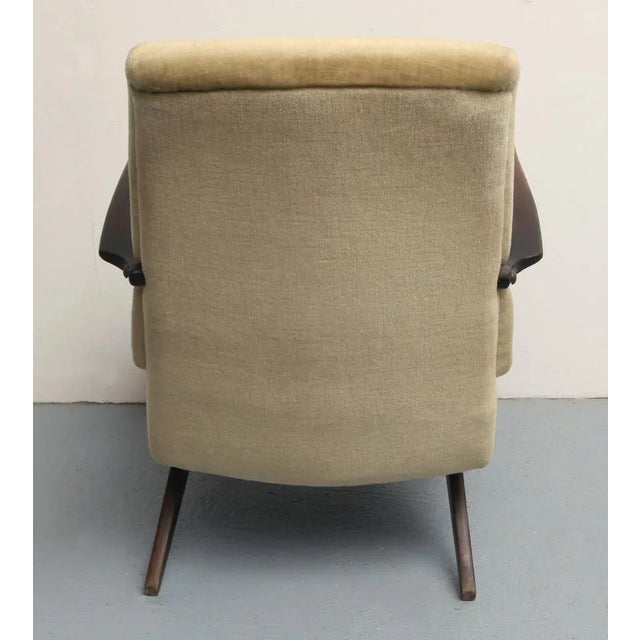 Scissors Armchairs in Velor, 1950s For Sale - Image 11 of 12