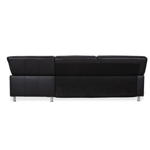 Concept Plus Corner Sofa in Black Leather from Ewald Schillig For Sale - Image 14 of 17
