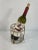 Vintage 1970s Gold Twisted Metal Wine Bottle Holder For Sale - Image 10 of 11