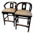 James Mont Century Black Lacquer 'Ming' Bar Stools - A Pair For Sale