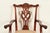 Brown Baker Furniture Chippendale Carved Mahogany Dining Chairs, Set of Six For Sale - Image 8 of 15