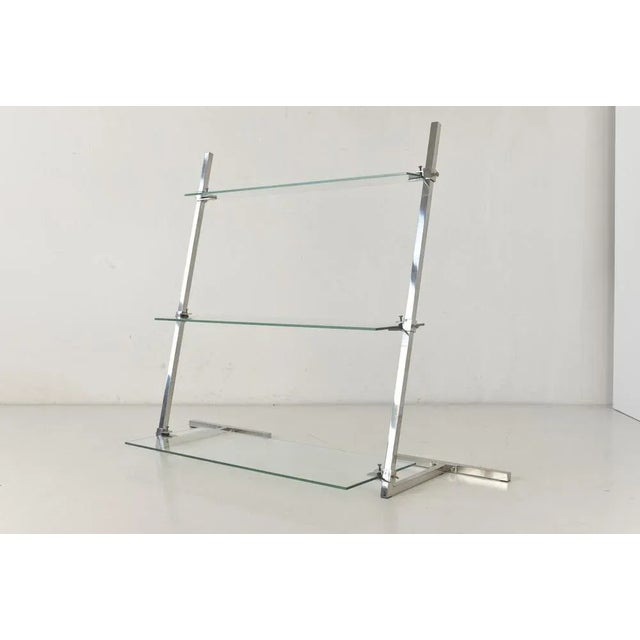 German Decoration Shelf in Steel Tube and Glass, 1930s For Sale - Image 10 of 10
