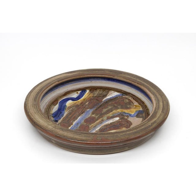 Vintage Scandinavian Studio Pottery Bowl For Sale - Image 4 of 4