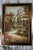 Escape to the timeless beauty of the Mediterranean with this striking framed oil painting featuring a grand Spanish...