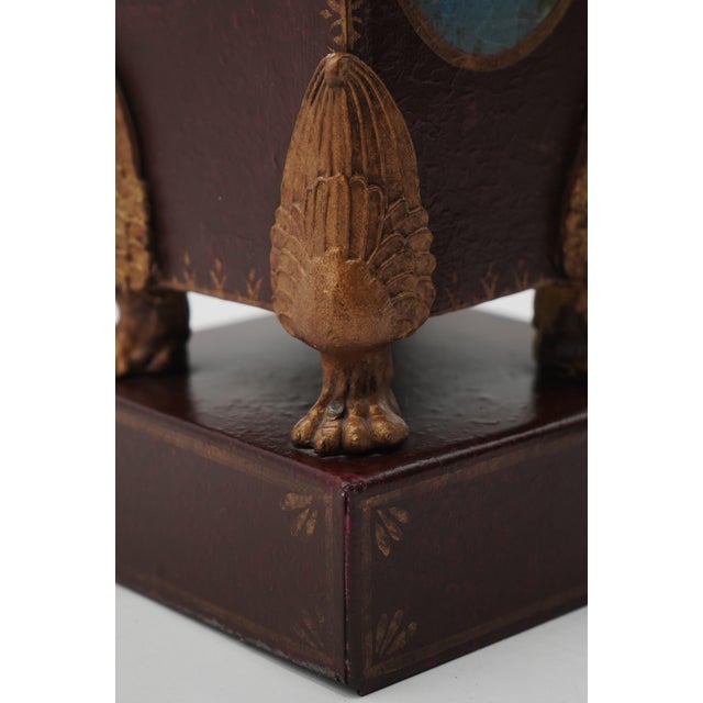 Metal 1970s Pair of Toleware Urns Cachepots For Sale - Image 7 of 11