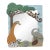 Vintage Jungle Safari Nursery Mirror For Sale