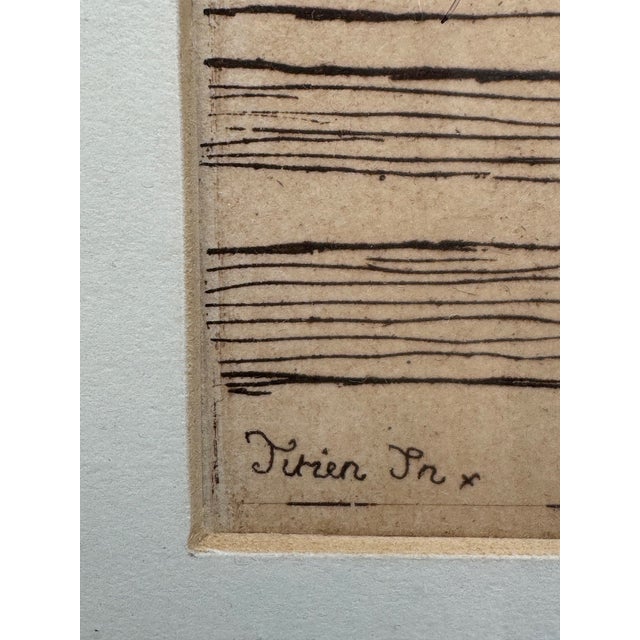 French Anne Claude Philippe De Tubières, Comte De Caylus French Etching, Framed For Sale - Image 3 of 10