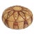 Egyptian Revival Leather Pouf For Sale