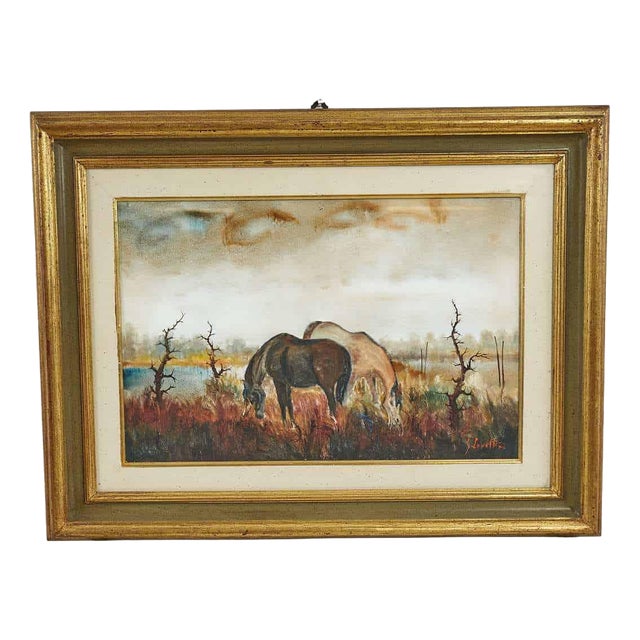 Giovanni Lovetti, Landscape, Oil Painting For Sale