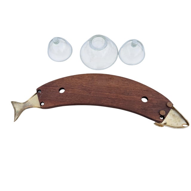 Mid 20th Century Mid 20th Century Ted Arnold Fish Serving Set- 4 Pieces For Sale - Image 5 of 10
