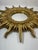 Gold Vintage 16.5" French Style Gilded Resin Sunburst Wall Mirror For Sale - Image 8 of 16