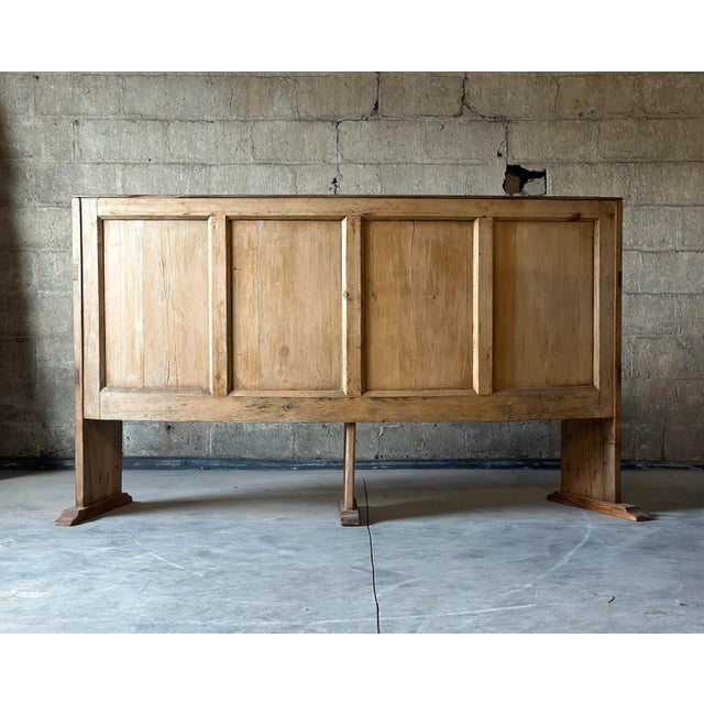 Traditional Pine Settle Bench For Sale - Image 4 of 11