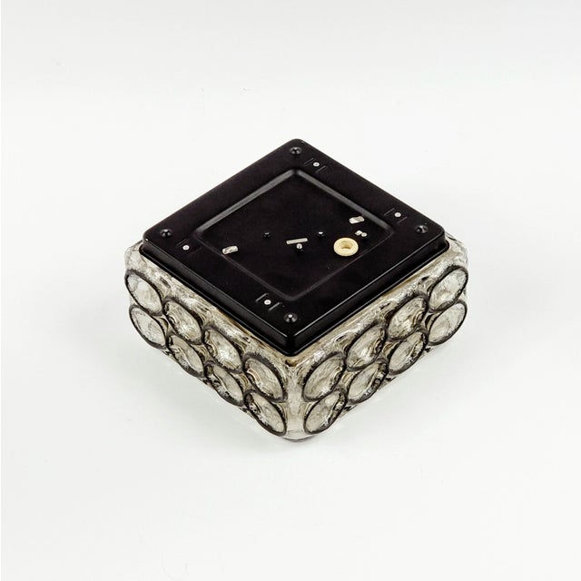 Metal Mid-Century Modern Glass Wall Light from Limburg, Germany, 1960s For Sale - Image 7 of 9