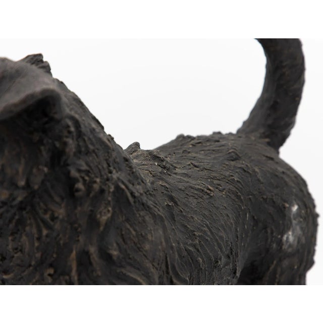 Bronze Scottie Scottish Terrier, English Mid 20th Century For Sale - Image 9 of 9