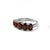 Garnet Stacking Half Band Ring, Janaury Birthstone Ring Us 7 For Sale - Image 4 of 4