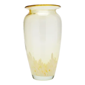Tornowiec Art Glass Amber Blown Glass Vase, C. 1950-60