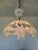 Glass 1980s Italian Murano White Ceiling Pendant Light For Sale - Image 7 of 8