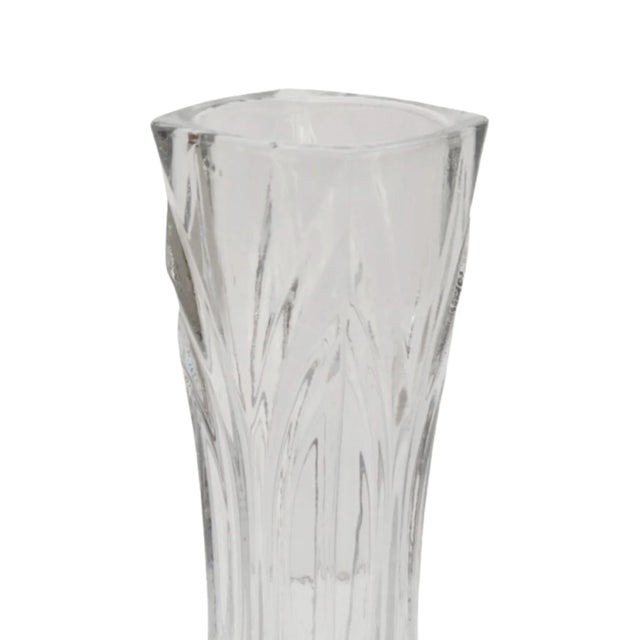 Glass Crystal Vase, Cristal D'Arques, France, 1970s. For Sale - Image 7 of 9