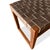 2020s Modern Teak Bench With Woven Leather Attributed to Edward Smith For Sale - Image 5 of 6
