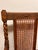 Wood English Oak Chairs With Caning and Barley Twist Detail - A Pair For Sale - Image 7 of 10
