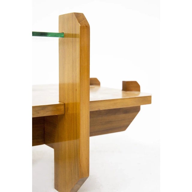 1960s Italian Coffee Table with Glass Top by Vittorio Gregotti, 1960 For Sale - Image 5 of 11