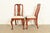 Henkel Harris Queen Anne Solid Cherry Wood Side Chairs or Dining Chairs | Pair For Sale - Image 11 of 15