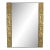 Gilt Brass Sculpture Mirror by Luciano Frigerio, Italy, 1970s For Sale